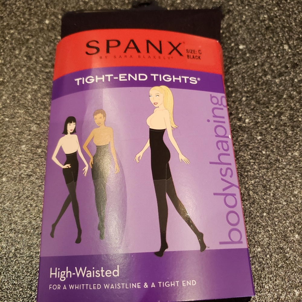 New Spanx high waisted black tights
